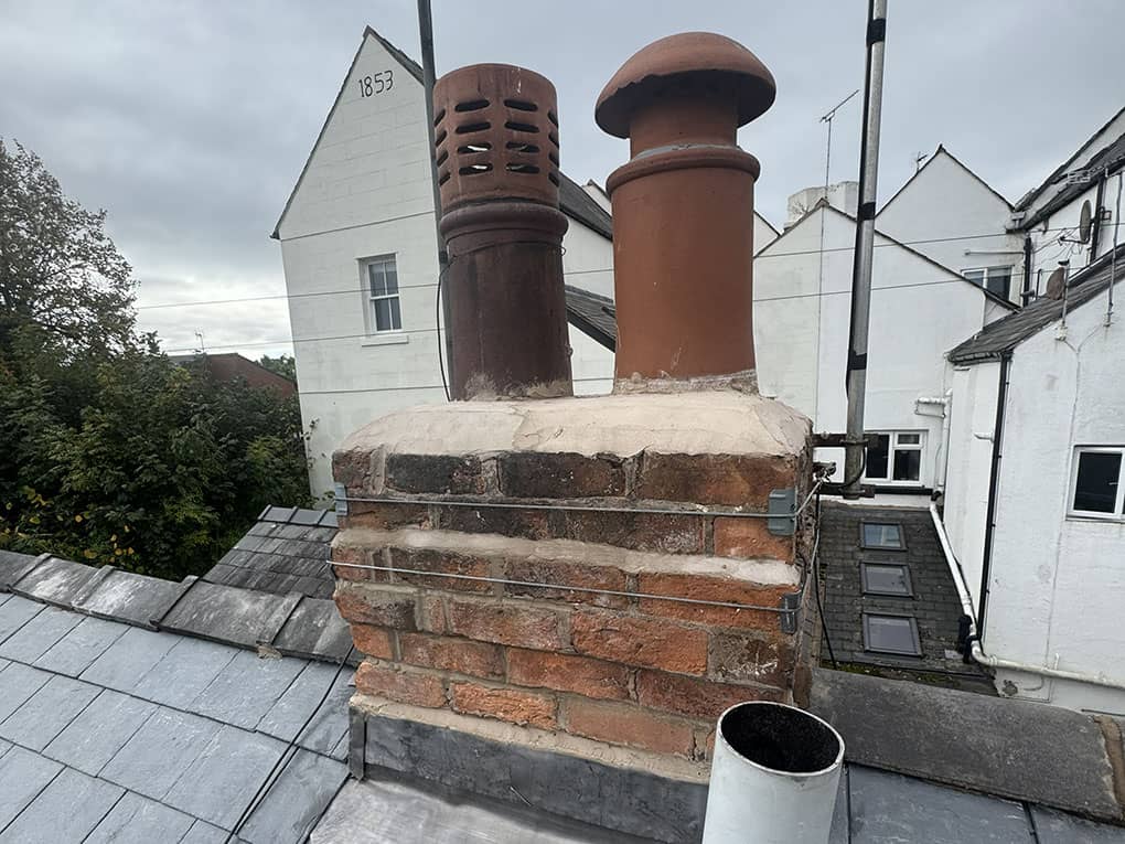 Chimney Repair at Wrexham home