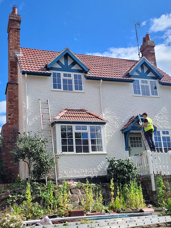 Soffit Facias being installed